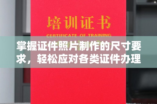 铁岭掌握证件照片制作的尺寸要求，轻松应对各类证件办理
