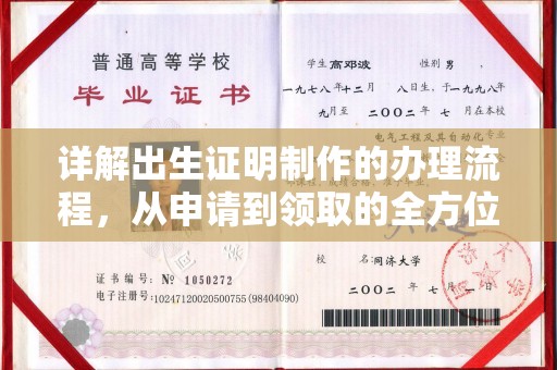铁岭详解出生证明制作的办理流程，从申请到领取的全方位指南